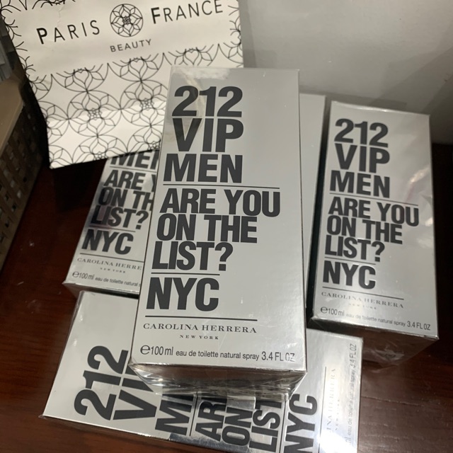 Nước hoa 212 vip men 100ml fulp seal