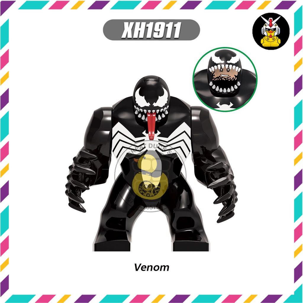 XH1911 Minifigures Mô Hình Siêu Anh Hùng Đồ Chơi Lắp Ráp Super Hero Nhân Vật Spider Man Venom