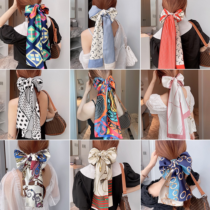 Khăn Choàng Cổ Dài In Họa Tiết