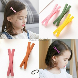 HOT TREND | KẸP TÓC MỎ VỊT KIỂU VINTAGE CHỮ X | MÀU TRƠN | VIDEO THẬT | KISS PLAZA