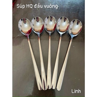 Thìa súp Inox HQ cán vuông