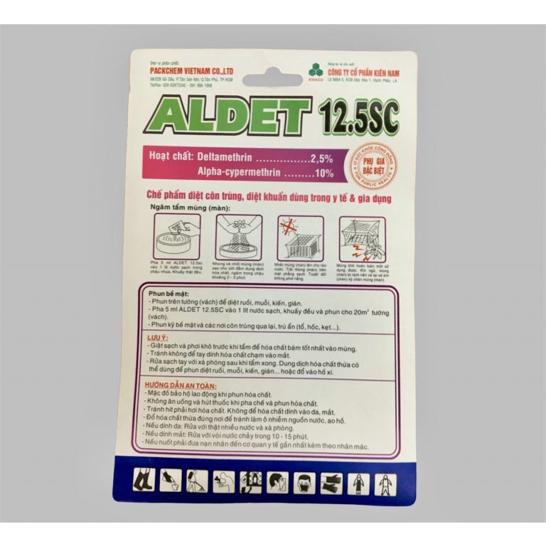 Chế Phẩm Đặc Tri Cuốn Chiếu Côn Trùng ALDET 12.5SC