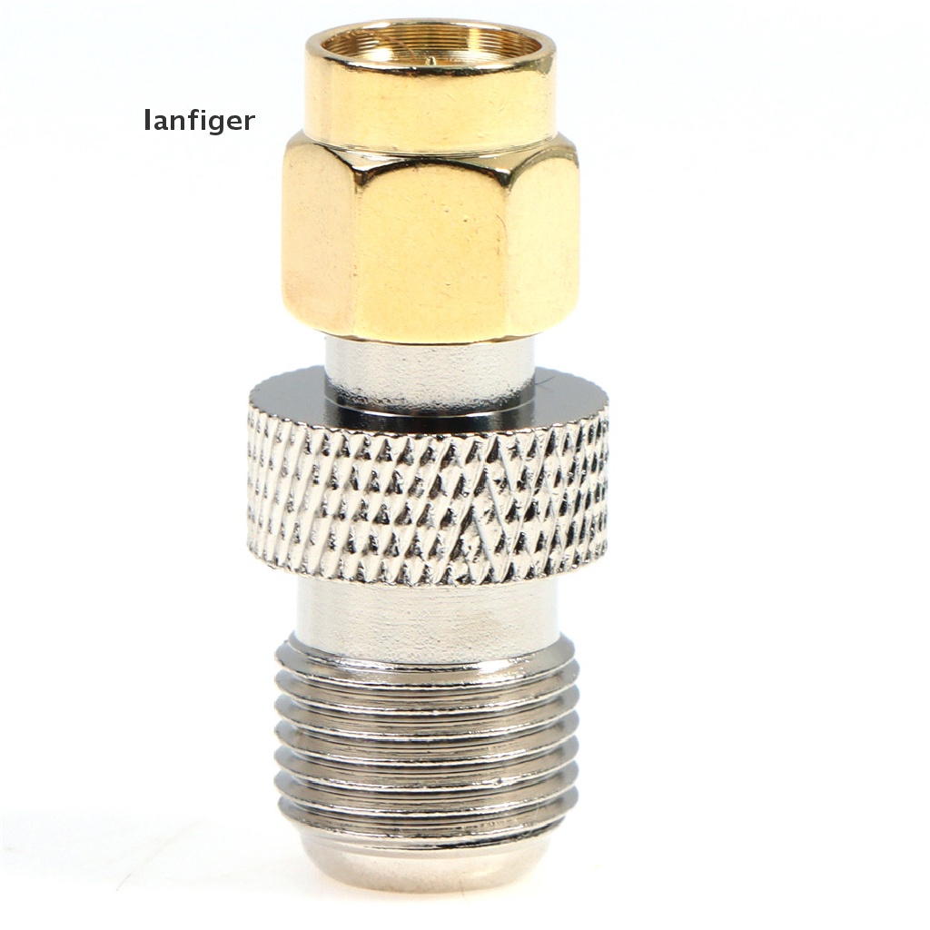 Đầu Nối Chuyển Đổi Giắc Cắm Lanf F Female Sang SMA Male Plug Thẳng RF Coaxial