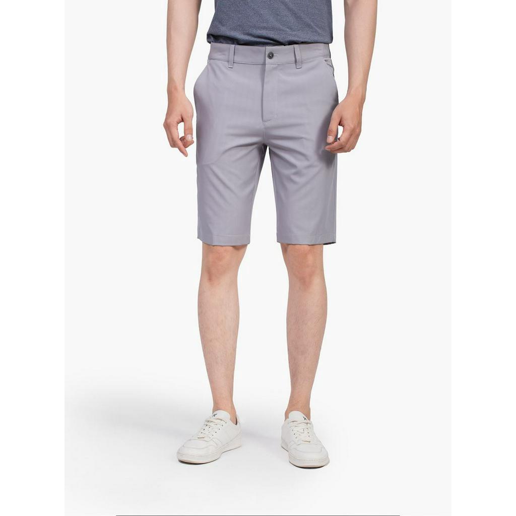 Quần short âu nam ISO028S2 Insidemen  dáng Regular fit, chất thể thao co giãn, vải mỏng nhẹ, hoạ tiết kẻ chìm