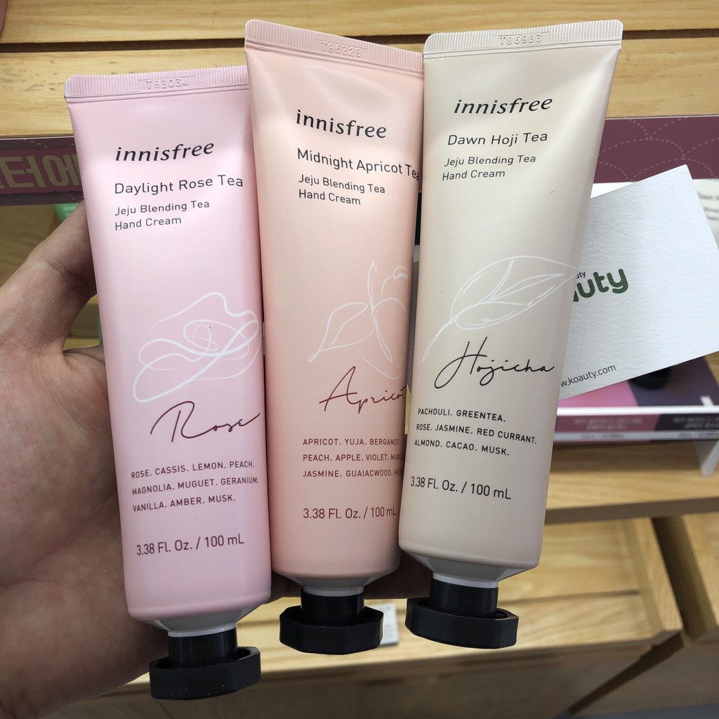 Kem dưỡng da tay Innisfree Jeju Blending Tea Hand Cream 100ml