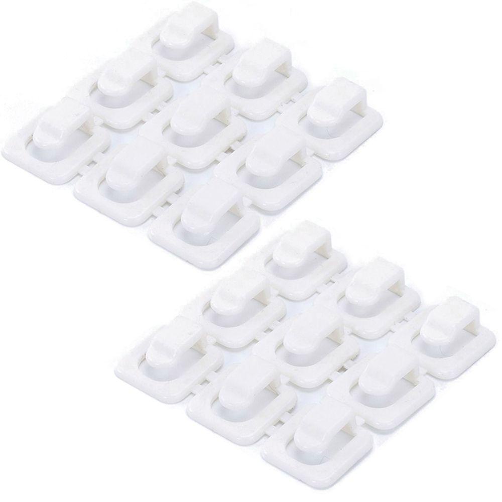 Bộ 18 Kẹp Nhựa ABS Cố Định Dây Cáp