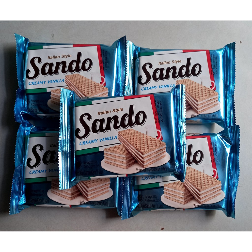 Bánh xốp Sando vanilla