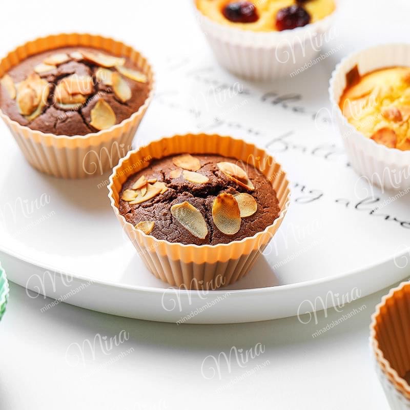 Cốc CupCake Silicone Bakest - 6 chiếc
