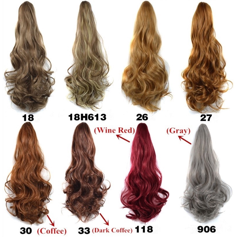 Tóc giả WIGSIN phồng dày kiểu đuôi ngựa dài 22inch