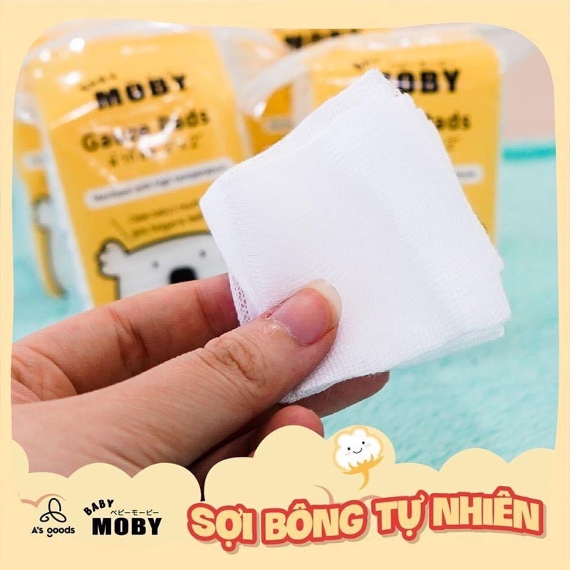 Gạc rơ lưỡi Moby - bảo vệ bé khỏi tơ lưỡi