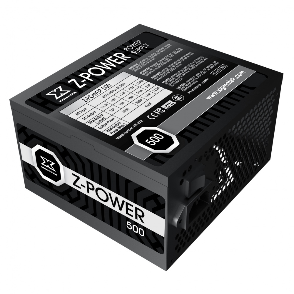 Nguồn máy tính Xigmatek Z-POWER 500 400W EN45938 bảo hành 3 tháng Viễn Dương Computer