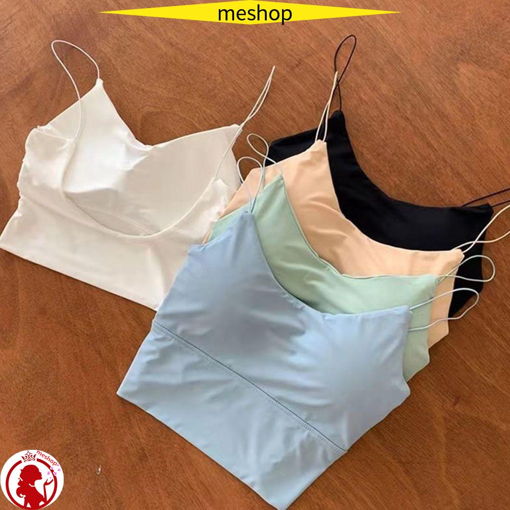 Áo Croptop Hai Dây Có Mút Đệm Thoáng Khí Gợi Cảm