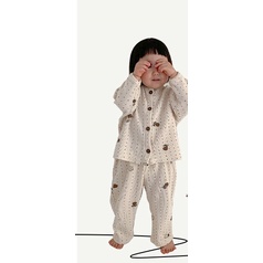 Bộ áo tay dài / tay ngắn + quần sọt thời trang Hàn Quốc MzM1 cho bé gái