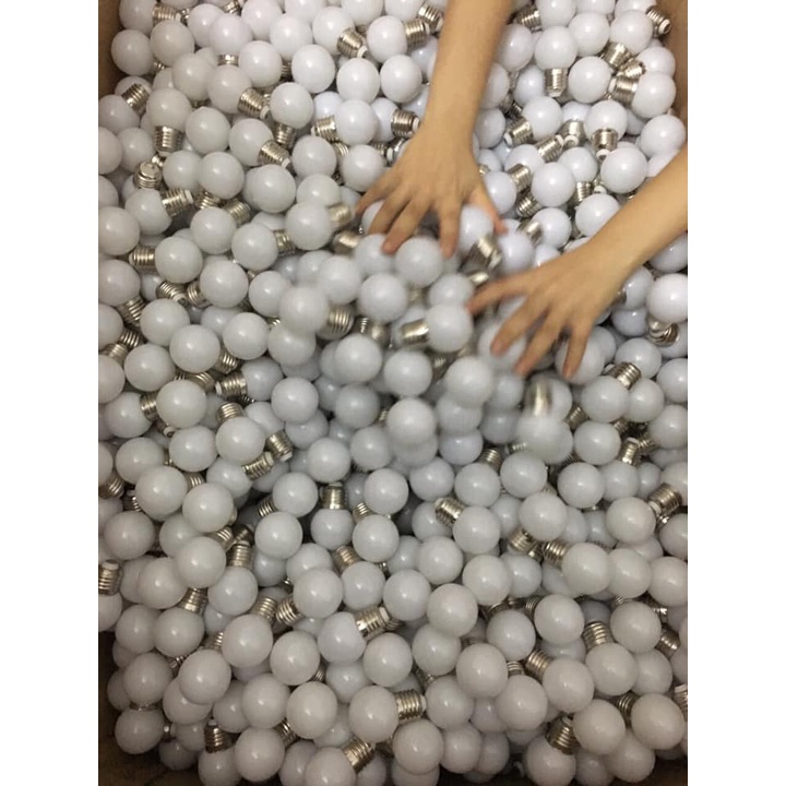 Bóng chanh 1w đủ loại màu bóng tròn trang trí trong nhà ngoài trời