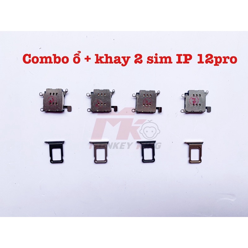 Combo độ 2 sim vật lý cho Iphone 12/ 12pro/ 12promax