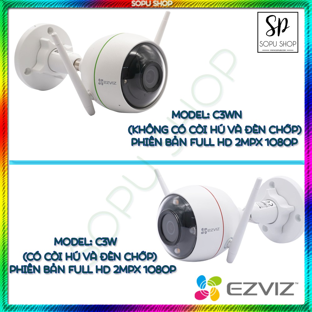 Camera IP Wifi ngoài trời EZVIZ C3W 2Mpx 1080P (CS-CV310), camera C6N, camera C3WN, camera C3N | BigBuy360 - bigbuy360.vn