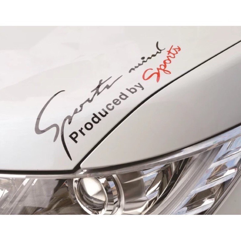 Chữ Sport Mind Dán Đầu Xe, Decal Trang Trí Nổi Bật Đẹp Mắt Cho Ô Tô | BigBuy360 - bigbuy360.vn