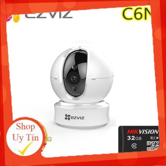 [Mã 154ELSALE2 giảm 7% đơn 300K] Camera Wifi thông minh EZVIZ C6N 1080P (CS-C6N-A0-1C2WFR) kèm thẻ nhớ 32GB