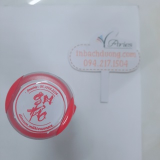Khắc dấu tròn theo yêu cầu   Sản phẩm in theo yêu cầu Ịn Bạch Dương