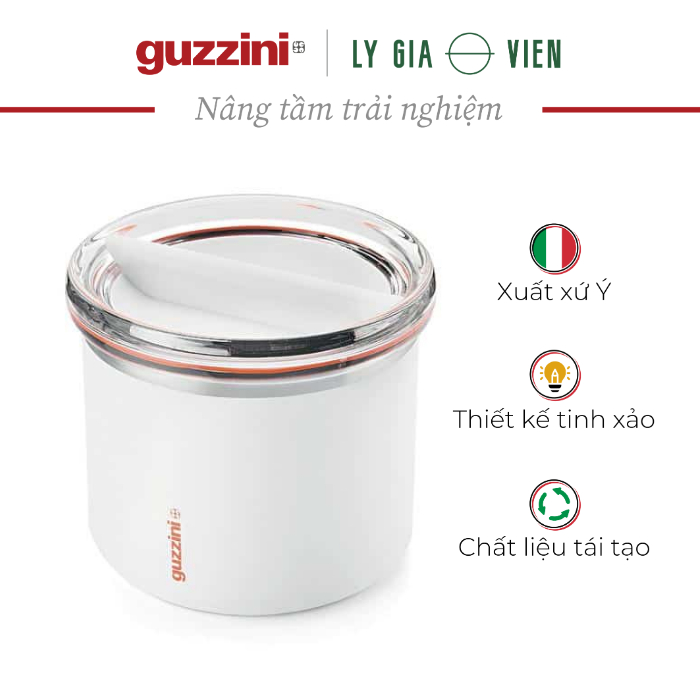 Hộp Cơm Trưa Giữ Nhiệt Guzzini On The Go Thermal Lunch Box 650ml - Giữ Nhiệt Độ Thức Ăn Nóng và Lạnh Trong 6h - Kín Khí,