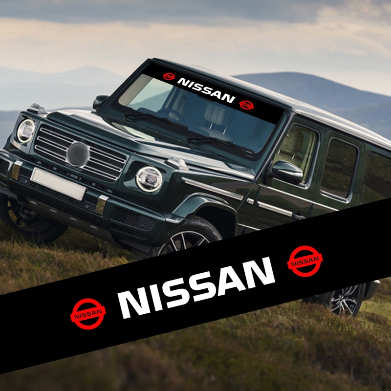 Miếng Dán Trang Trí Kính Chắn Gió Trước Sau Cho Nissan March Note Livina X-trail Navara Almera