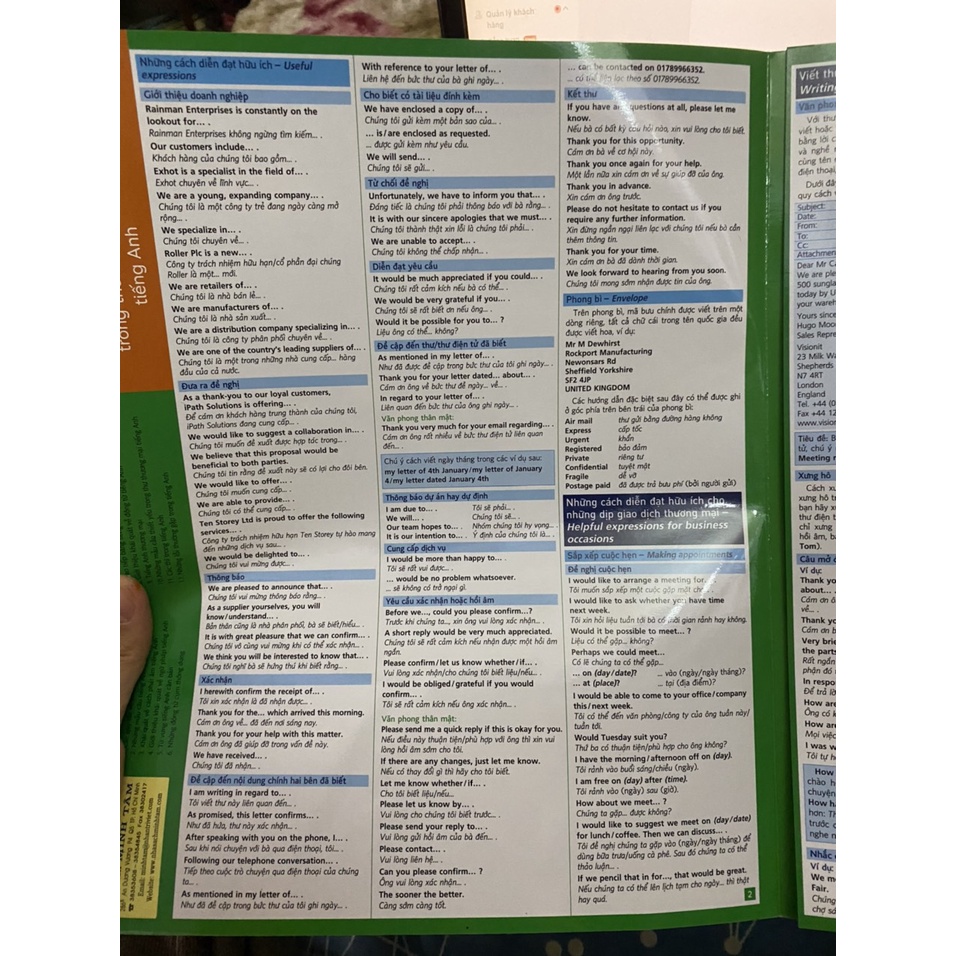 Sách - Những mẫu câu thiết yếu trong thư thương mại tiếng Anh ( Nhân trí việt )