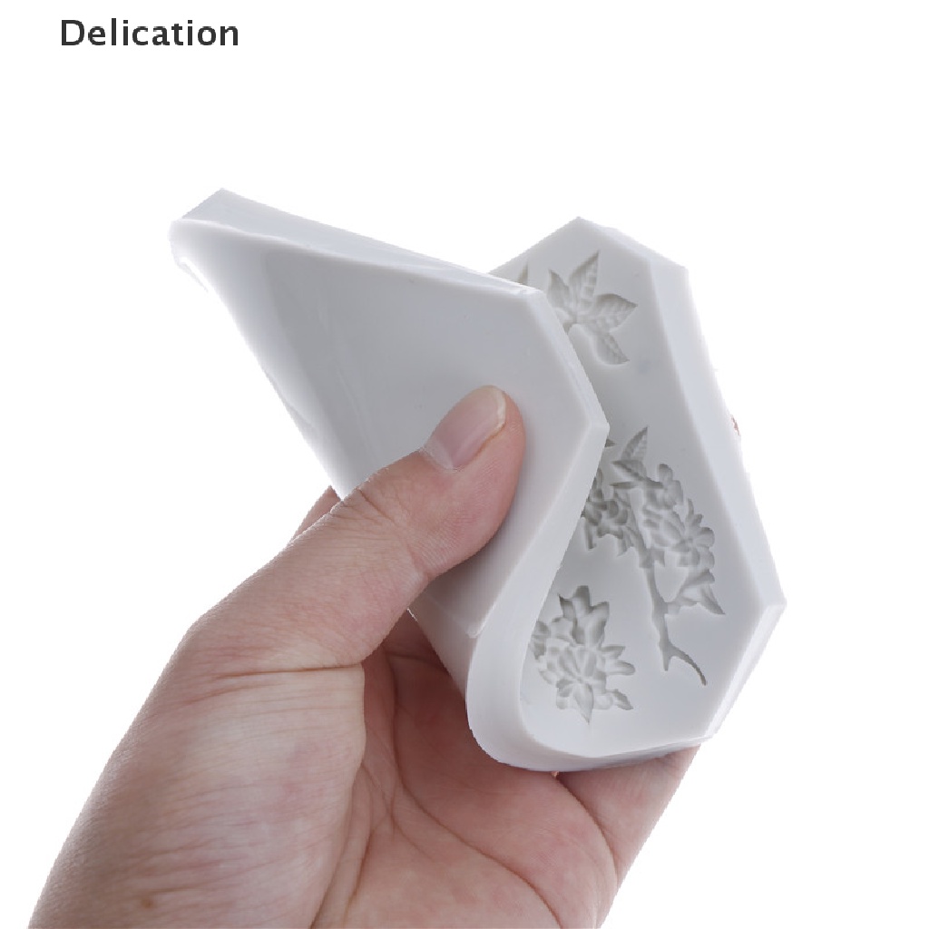 Khuôn Silicone Làm Kẹo Hình Bông Hoa Và Chim Độc Đáo