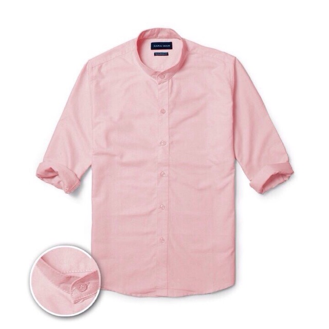 [TEDDY5 giảm 5%] Áo sơ mi nam cổ trụ VNXK thời trang (xám) | BigBuy360 - bigbuy360.vn