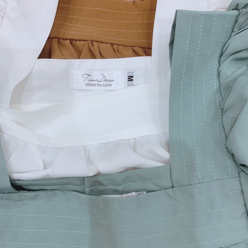 Áo cổ vuông tay bồng siêu hót dáng baby doll fom dài măc chuẩn như mẫu (hàng sẵn video/ảnh thật) (1) | BigBuy360 - bigbuy360.vn