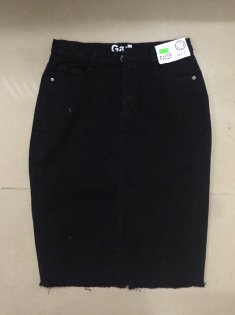 váy jeans bút chì xẻ sau | BigBuy360 - bigbuy360.vn