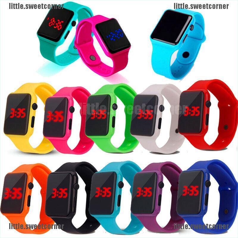 Đồng Hồ Điện Tử Dây silicone Chống Thấm Nước