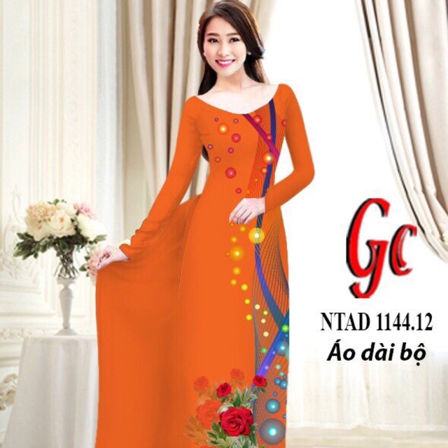 Áo dài Sài gòn in hình 3D