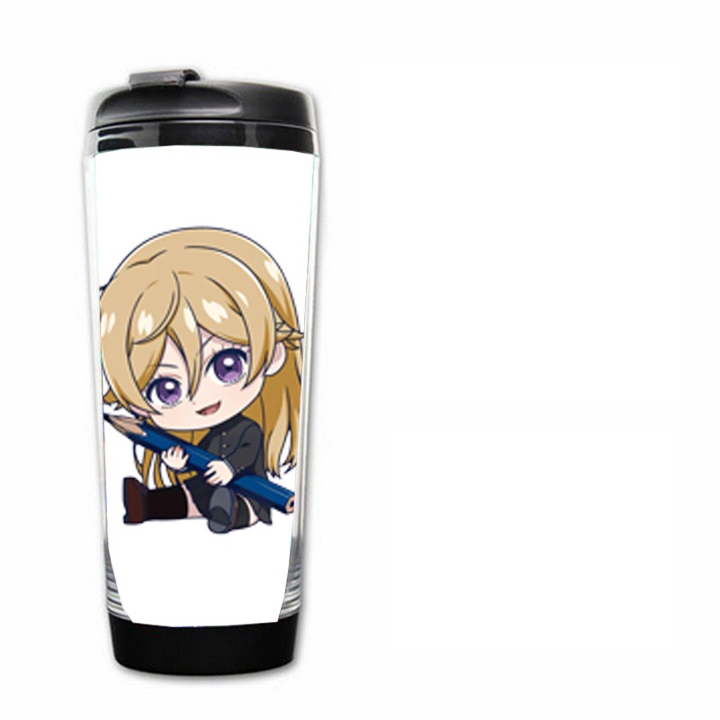 Bình nhựa đựng nước in hình BLUE PERIOD anime chibi xinh xắn độc đáo