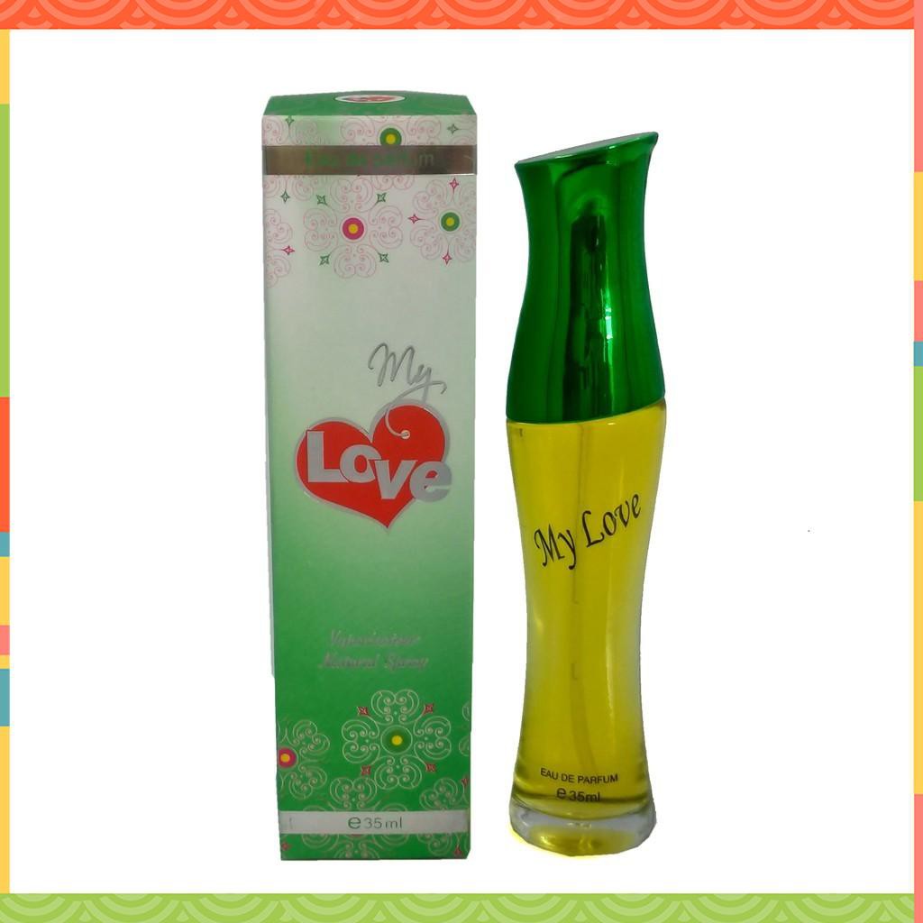 [Nước hoa nữ] Nước hoa My Love 35ml màu xanh đọt chuối [Ms1152]