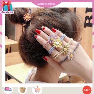Dây buộc tóc hoa cúc dễ thương