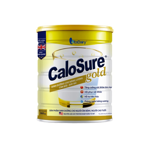 [HSD T12-2023] Sữa Bột Calosure Gold Ít Đường 900g