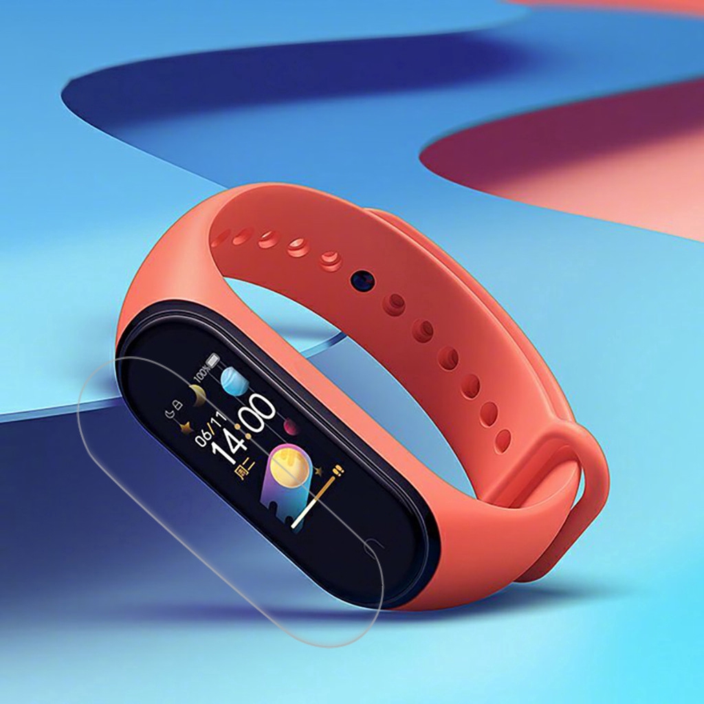 dây đồng hồ nhựa TPU bảo vệ chống bụi cho Xiaomi Mi Band 4