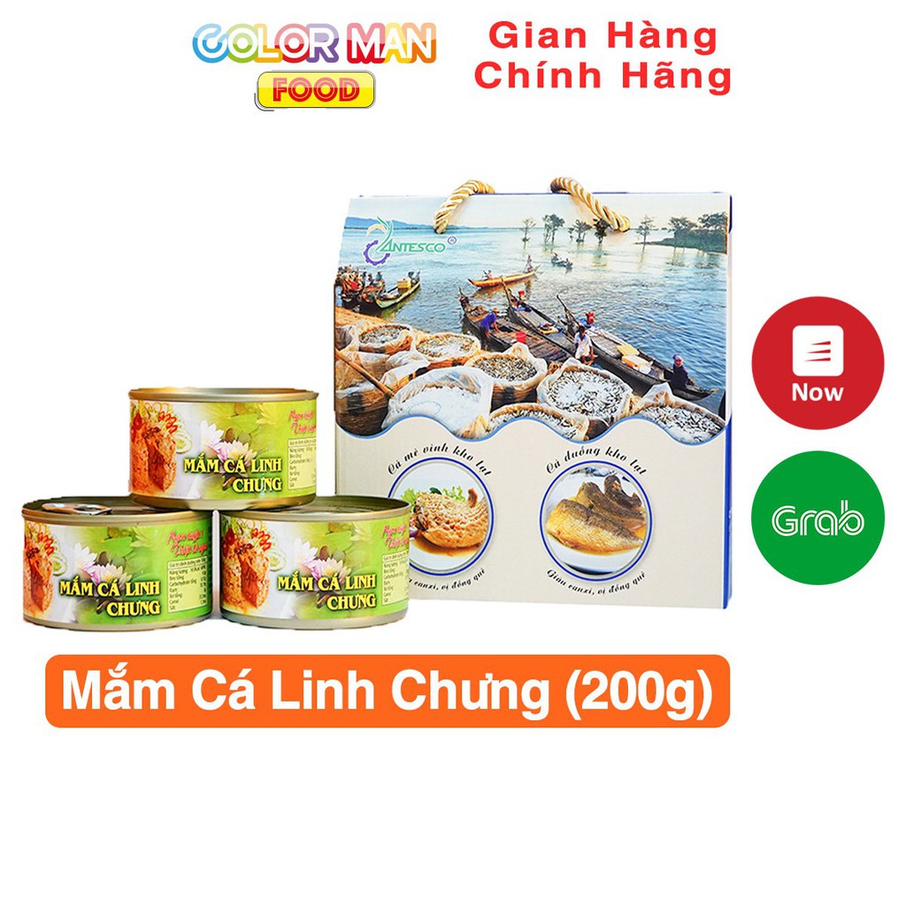 Mắm Cá Linh Chưng 200g Đặc Sản Antesco với nguyên liệu từ nguồn cá linh nổi tiếng từ đồng bằng nam bộ