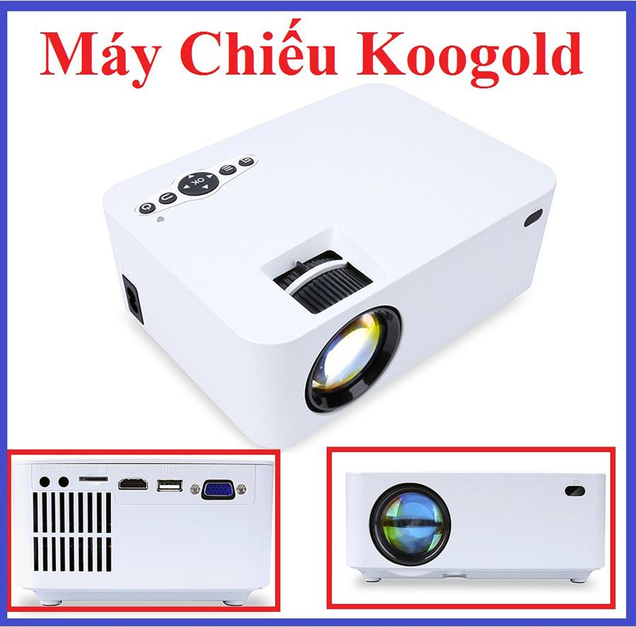 Máy chiếu Koogold  nhỏ gọn, đa chức năng.