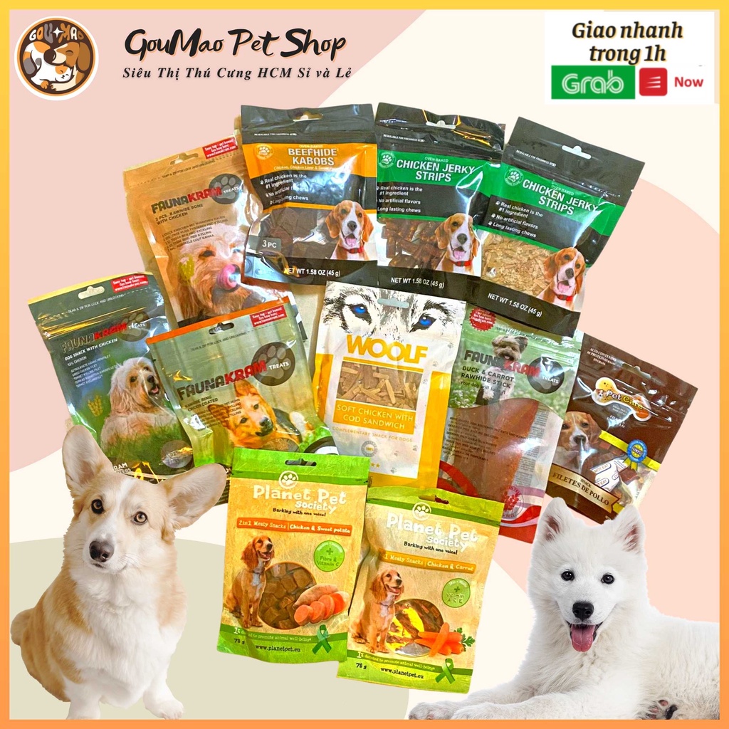 BÁNH THƯỞNG CAO CẤP XUẤT KHẨU CHÂU ÂU DÀNH CHO CHÓ  GOUMAO PET