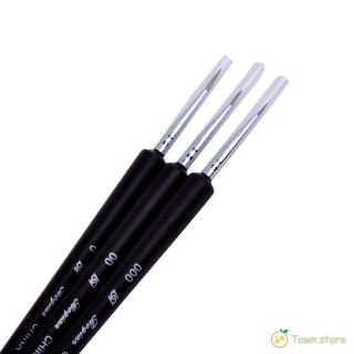 Bộ 3 cọ vẽ nét nhỏ.