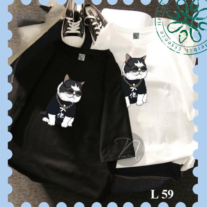 Áo đôi, áo cotton chất đẹp mát, áo unisex, áo phông trắng đ
