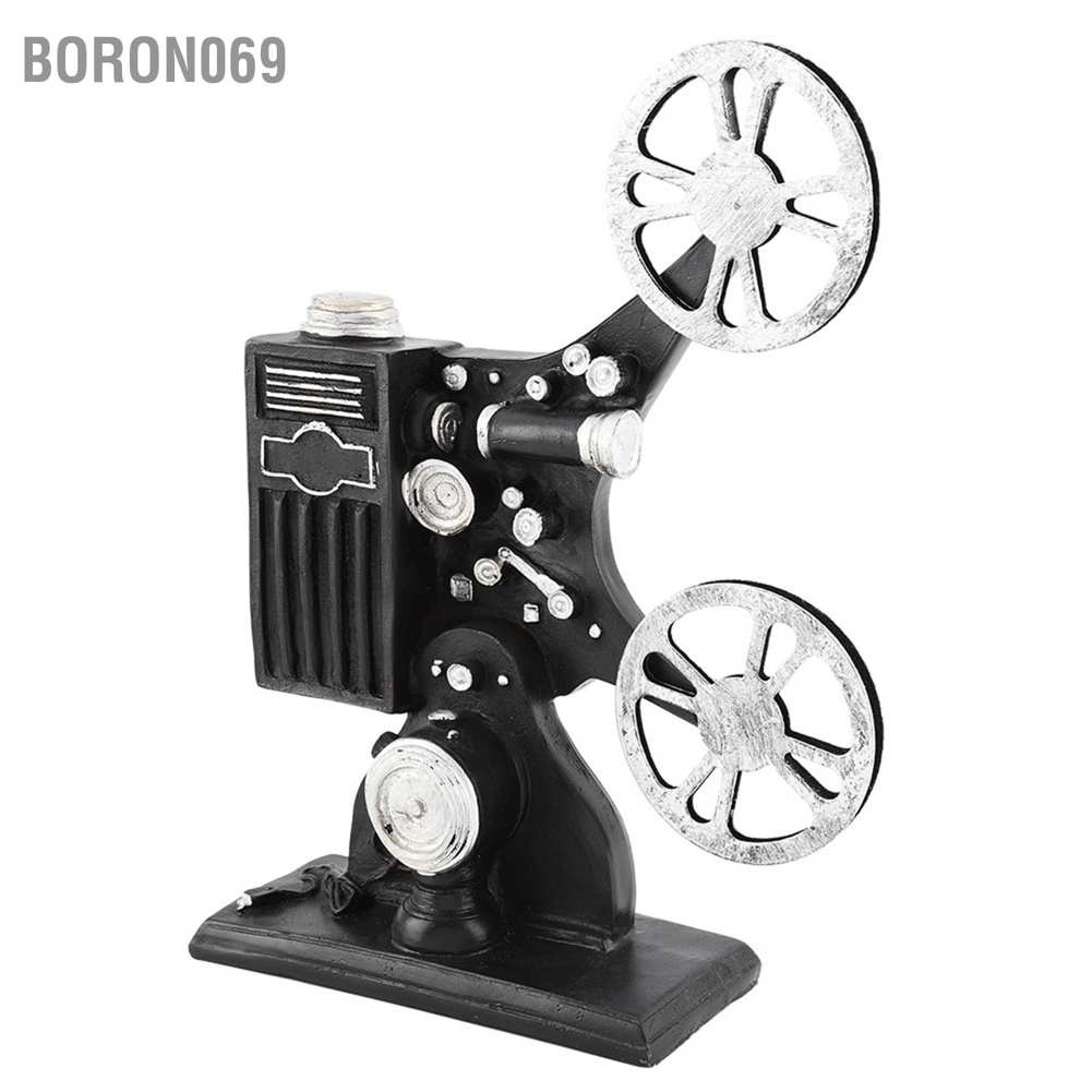 Boron069 Vintage Resin Phim chiếu phim Mô hình Tượng nhỏ Hình Đạo cụ Trang trí nội thất