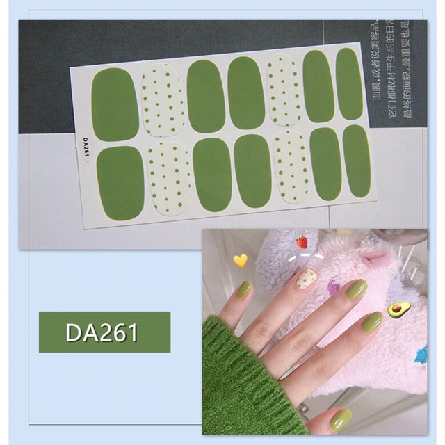Dán móng tay 3D hoạ tiết ( DA261-DA280)