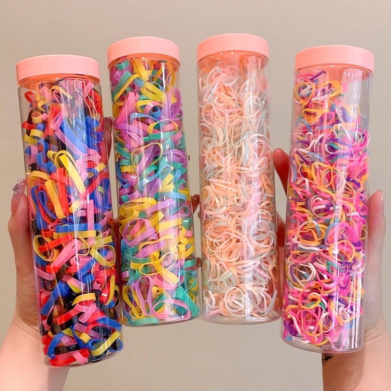 Set 1000 chun vòng cao su nhiều mầu