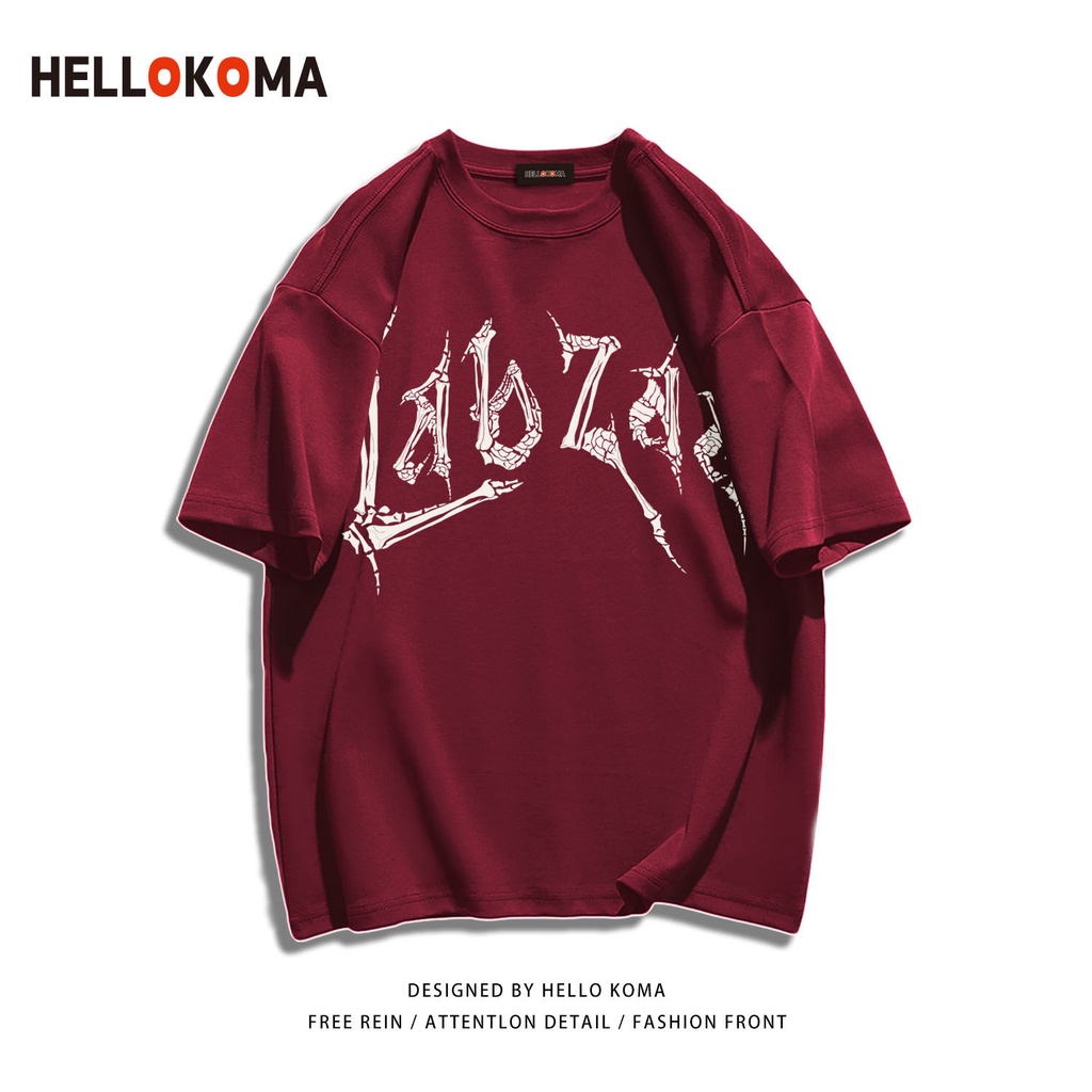 Áo Thun Cotton Ngắn Tay Phong Cách Hiphop Đường Phố Đơn Giản Dễ Phối Đồ Cho Nam Nữ