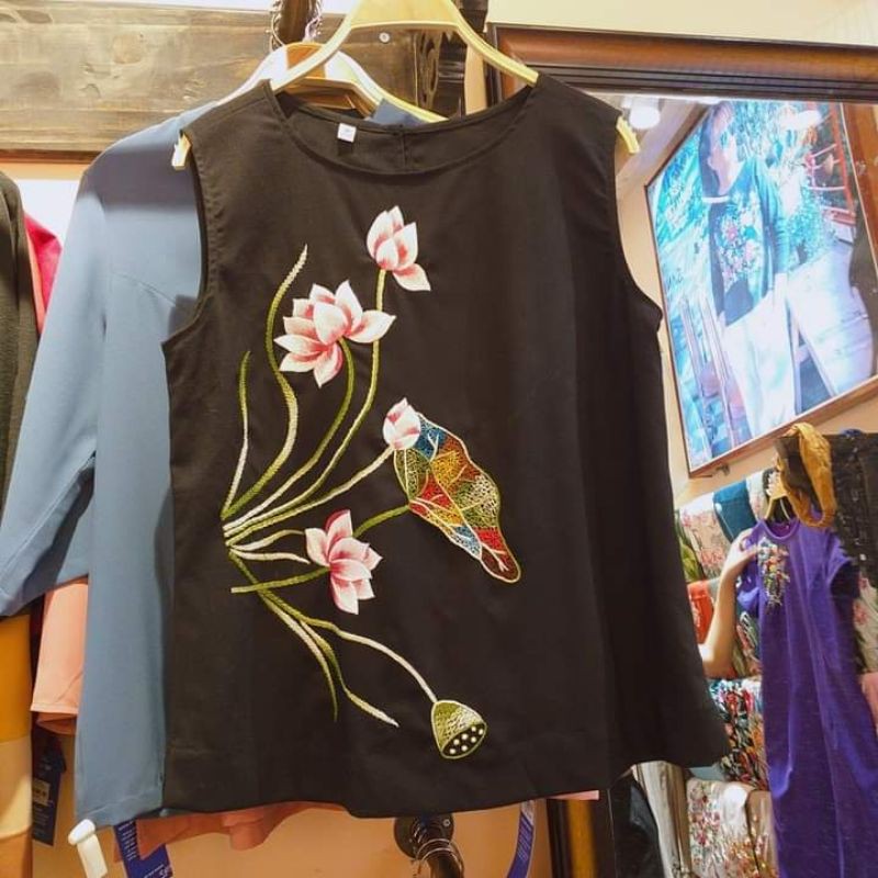 50 chỉ thêu cotton tặng kim/ bobbin/ xỏ chỉ