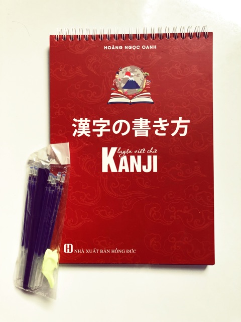 [Mã LT50 giảm 50k đơn 250k] Sách Luyện Viết Chữ Kanji (Tặng Kèm 1 Bút + 10 Ngòi)