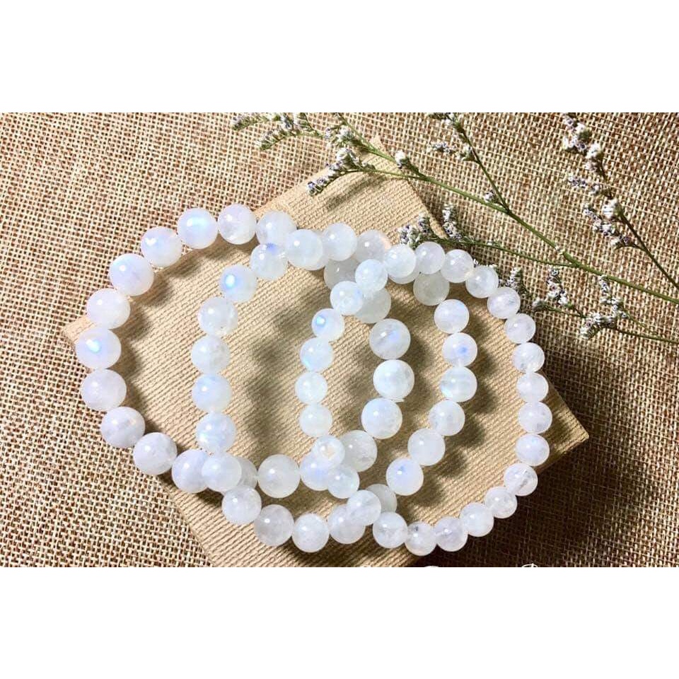 VÒNG TAY CHUỖI TRƠN MOONSTONE