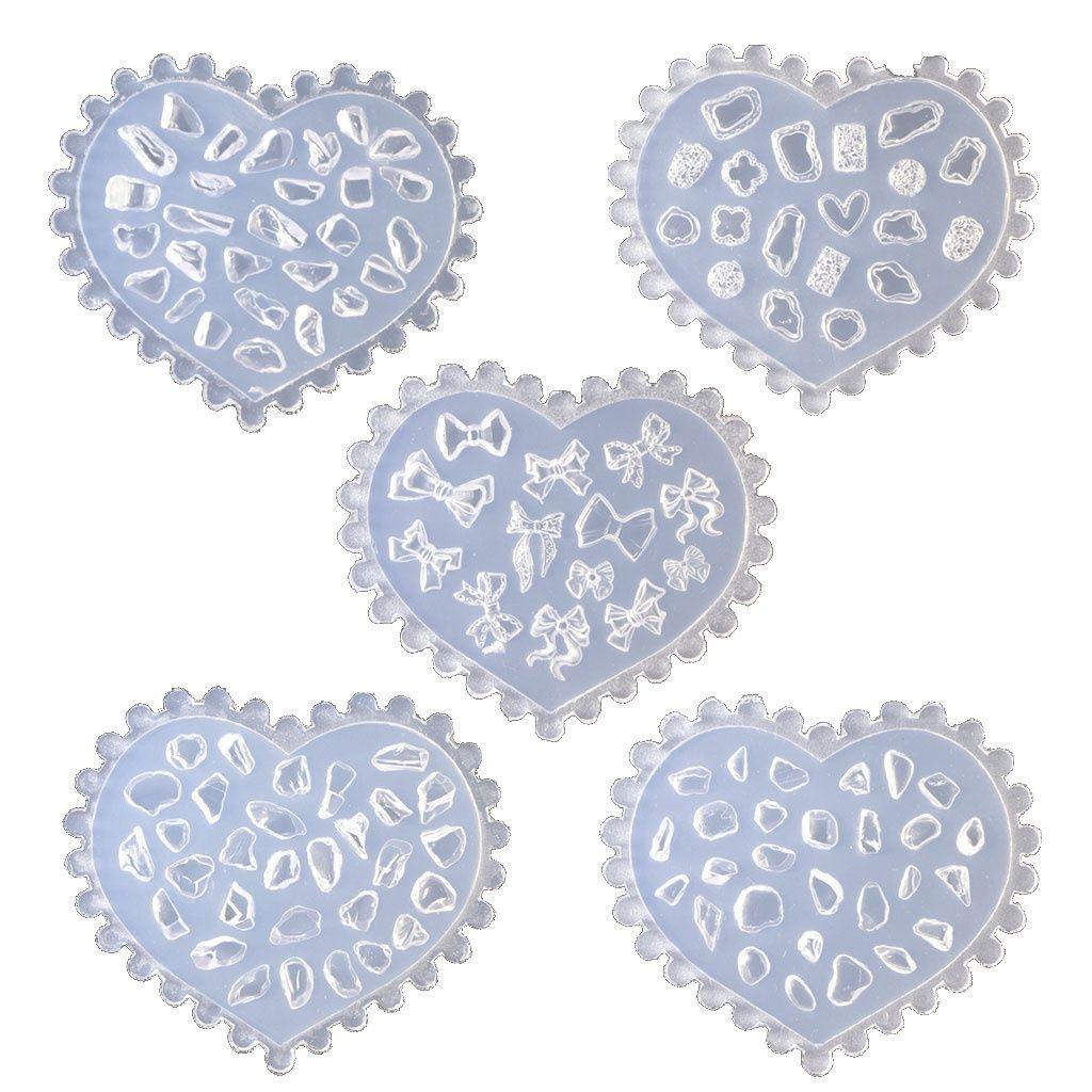 Khuôn Silicone Chạm Khắc Hoa Văn Xinh Xắn|Khuôn Silicone Tạo Hình Trang Sức Trang Trí Móng Tay